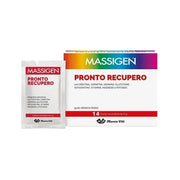 Massigen Pronto Recupero 14 Single Dose Sachets With Red Orange Flavor
