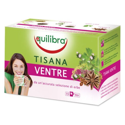 EQUILIBRA Flat Belly Herbal Tea 15 Bags