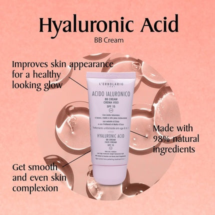 L'Erbolario Hyaluronic Acid BB Cream Face 50ml