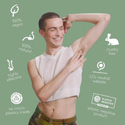 NUUD Natural Vegan Deodorant Cream Against Sweat Odor 120ml - Pack of 3