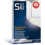 Pic Silicone Plaster Waterproof Adhesive Dressings 10 X 15 Cm - 5 Pieces