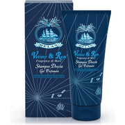 Helan Vetiver & Rum Shampoo and Bubble Bath Perfumed Shower Gel 200ml Made in Italy