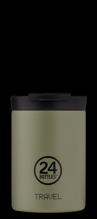 24bottles Travel Tumbler 035 L In Sage Green
