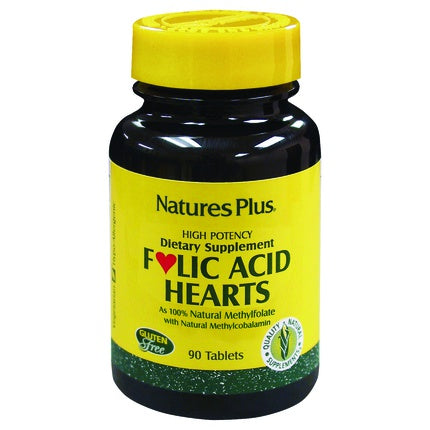 Natures Pl Folic Acid Hearts 90 Comp