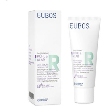 Eubos Cool Calm Redness Relieving Day Cream With Spf20, 40ml