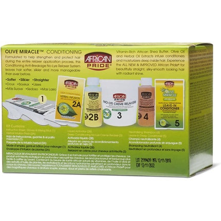 African Pride Olive Miracle Deep Conditioning Anti-Breakage No-Lye Relaxer