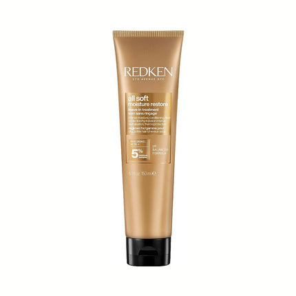 Redken All Soft Moisture Restore Leavein Treatment 150 Ml For Dry And Brittle Hair