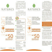 Bios Line Nature's I Solari Anti-Wrinkle Face Gel Cream SPF50 50ml