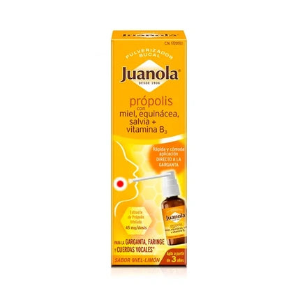 Juanola Juanola Propolis With Honey Echinacea Sage Vitamin B3 Oral Spray 30ml