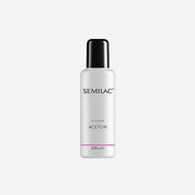 Semilac Acetone Nail Polish Remover 125ml for Hybrid UV LED Nail Polish - Dermatologically Tested Acteone Remover