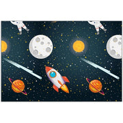 Procos Plastic Tablecloth Rocket Planets Astronaut Space Party