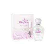 Salvatore Ferragamo Amo Flowerful Eau De Toilette Set 100ml And 10ml