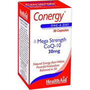 Health Aid Conergy Mega Strength Coq-10 30mg - 90 Capsules