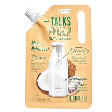Talks Vegan Squeeze Pocket Sleeping Mask Mega Nutritious - 10g