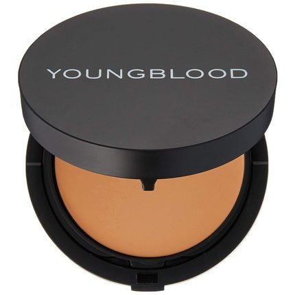 Youngblood Creme Powder Foundation Refillable Compact Warm Beige 0.25oz 7g