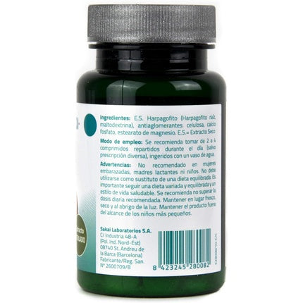 Sakai Harpagophito Devil Claw Joint Care Supplement Soothes Muscle Damage Reduces Inflammation and Liquid Retention Titled Extract