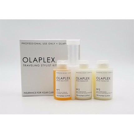 Olaplex Traveling Stylist Kit - Professional Hair Regeneration Set No.1 100ml, 2x No.2 100ml
