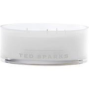 Ted Sparks Balthazar Fresh Linen Scented Candle White Soy Wax 50
