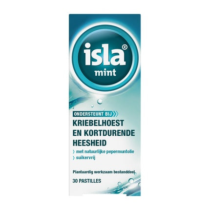 Isla Mint Pastilles Sugar-Free - Refreshing Mint Flavor Without Sugar