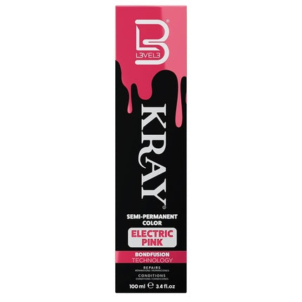Level 3 Kray Electric Semi-Permanent Hair Color - Vibrant Long Lasting Shine