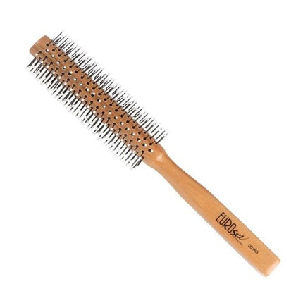 Eurostil Wooden Hair Brush With Nylon Ball Pins 15mm 1 Unit