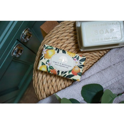 The English Soap Company Vintage Wrapped Soap Bar Lemon Mandarine Shea Butter