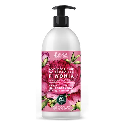 Barwa Naturalna Smoothing Liquid Soap Peony 500ml