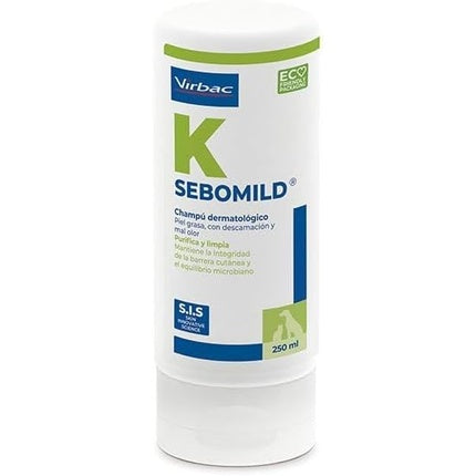 Sebomild Shampoo for Dogs and Cats with Peeling, Oily Skin or Bad Odor