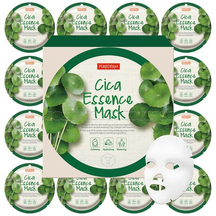Purederm Cica Essence Mask - Highly Concentrated Cica Ingredients