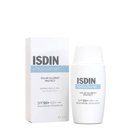 Isdin Fotoultra 100 Solar Allergy Protect Spf50 50ml High Protection Sunscreen For Sensitive Skin