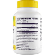 Healthy Origins Vitamin D3 5000 IU Non-GMO High Potency Bone Support Immune