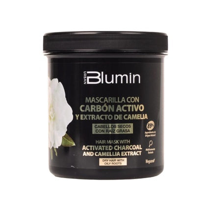 Tahe Blumin Activated Charcoal Mask with Camellia Extract for Dry and Oily Roots