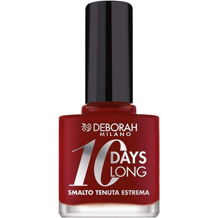 Deborah Milano 10 Days Long Nail Enamel 161 Dark Red