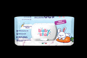 Babystar Baby Talcum Powder 120 Pieces - Gentle And Soft For Baby's Skin