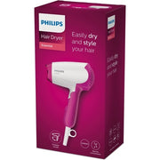Philips Compact Travel Hair Dryer Bhd00300 Whitepink