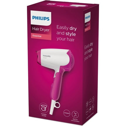Philips Compact Travel Hair Dryer Bhd00300 Whitepink