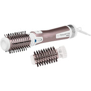 Rowenta CF9540 Brush Activ Premium Care Hot Air Brush with Natural Bristles and Cashmere-Keratin Coating 2 Attachments White 1000W Rotating Ionizing Natural Bristles