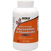Now Foods Glucosamine and Chondroitin 750/600mg 240 Tablets