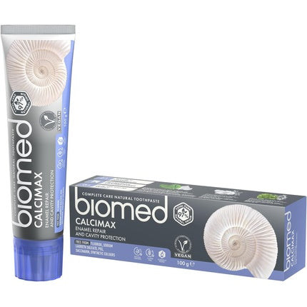 Biomed Calcimax 97% Natural Toothpaste Enamel Repair and Cavity Protection Vegan SLES Free 100g