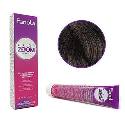 Fanola Colorzoom 10 Minute Hair Color 6.71 Dark Blonde Cold Brown 100ml