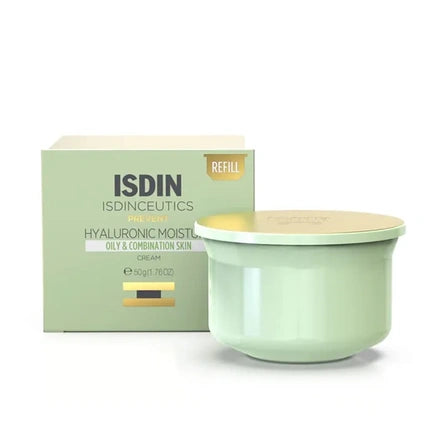 Isdin Isdinceutics Hyaluronic Moisture Cream Refill 50g For Oily To Combination Skin
