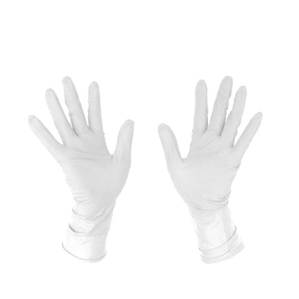 Accessories White Latex Gloves - Size Small - 100 Pieces