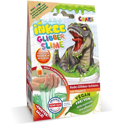 Inkee Green Bathtub Slime with Glue Scent - Turns Water into Slime