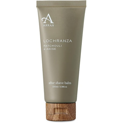 Arran Sense of Scotland Lochranza Nourishing Soothing Moisturising After Shave Balm for Men 100ml 3.3floz Woody Patchouli and Vetiver Enhanced with Fresh Lemon and Grapefruit