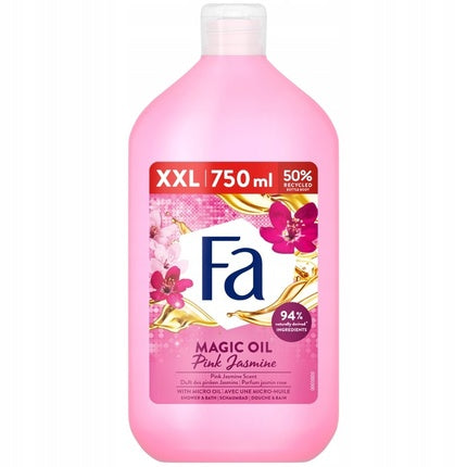 Fa Magic Oil Shower Gel With Micro Oils Pink Jasmine 750ml