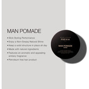 Previa Man Pomade Shine Extra Strong Hold with Organic Absinthe