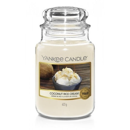 Yankee Candle Large Jar Scented Candle Rice Cream 623g