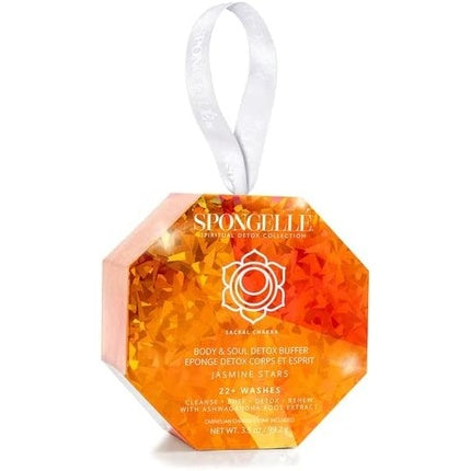 Spongelle Body & Soul Detox Buffer Sacral Chakra Jasmine Stars