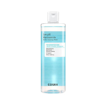 Cosrx Low Ph Niacinamide Cleansing Water 400 Ml Micellar Water For Sensitive Skin