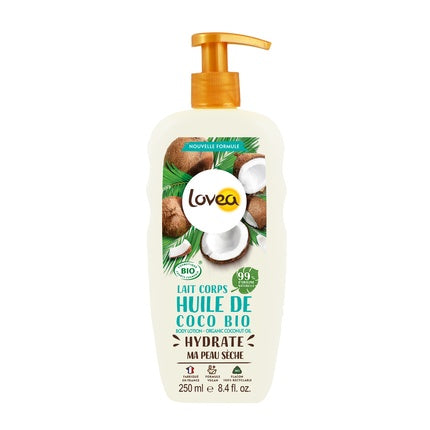 Lovea Body Lotion Organic Coconut Oil For Dry Skin